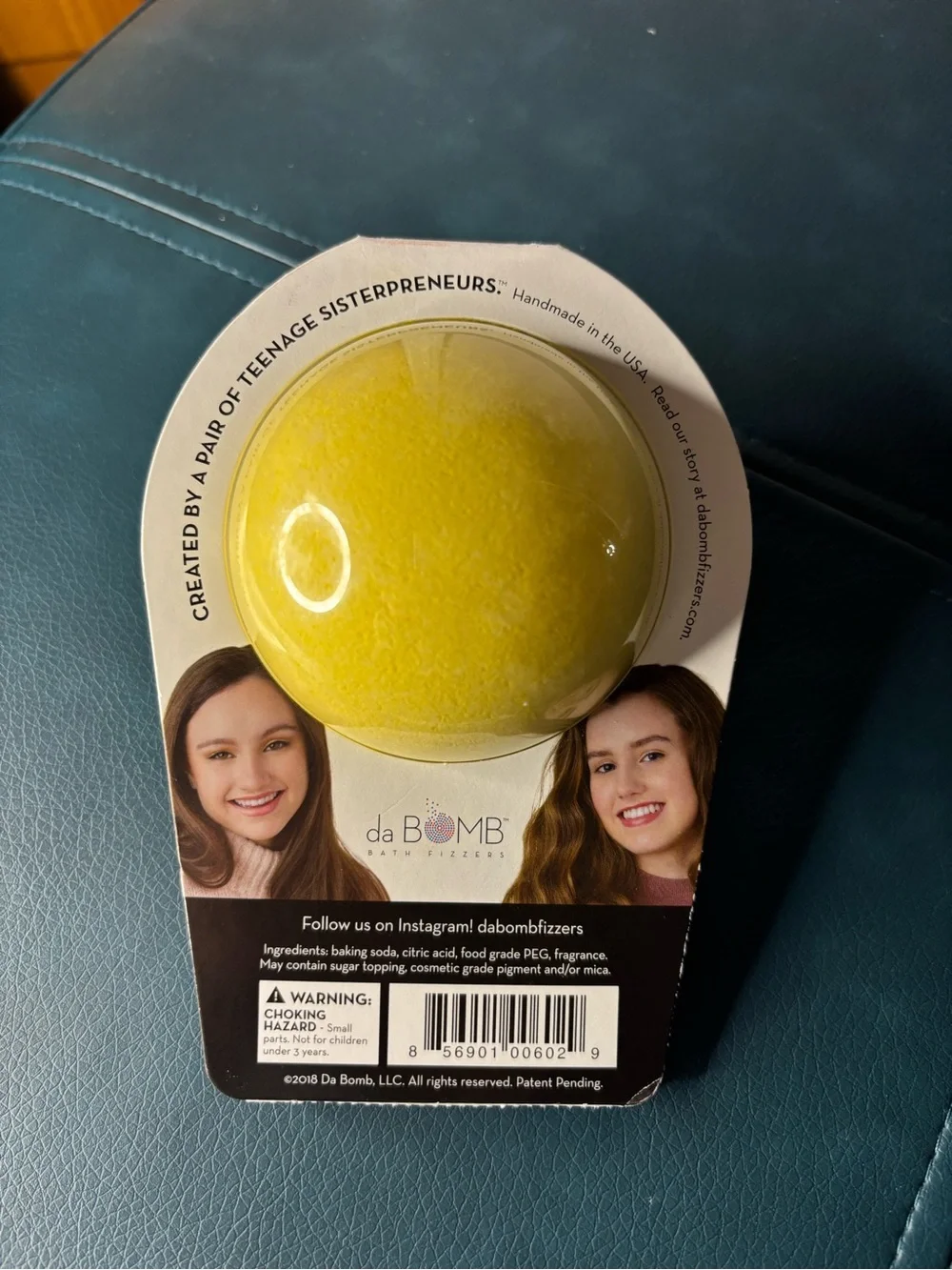 da Bomb Party Bomb Pineapple Bath Fizzer - Yellow